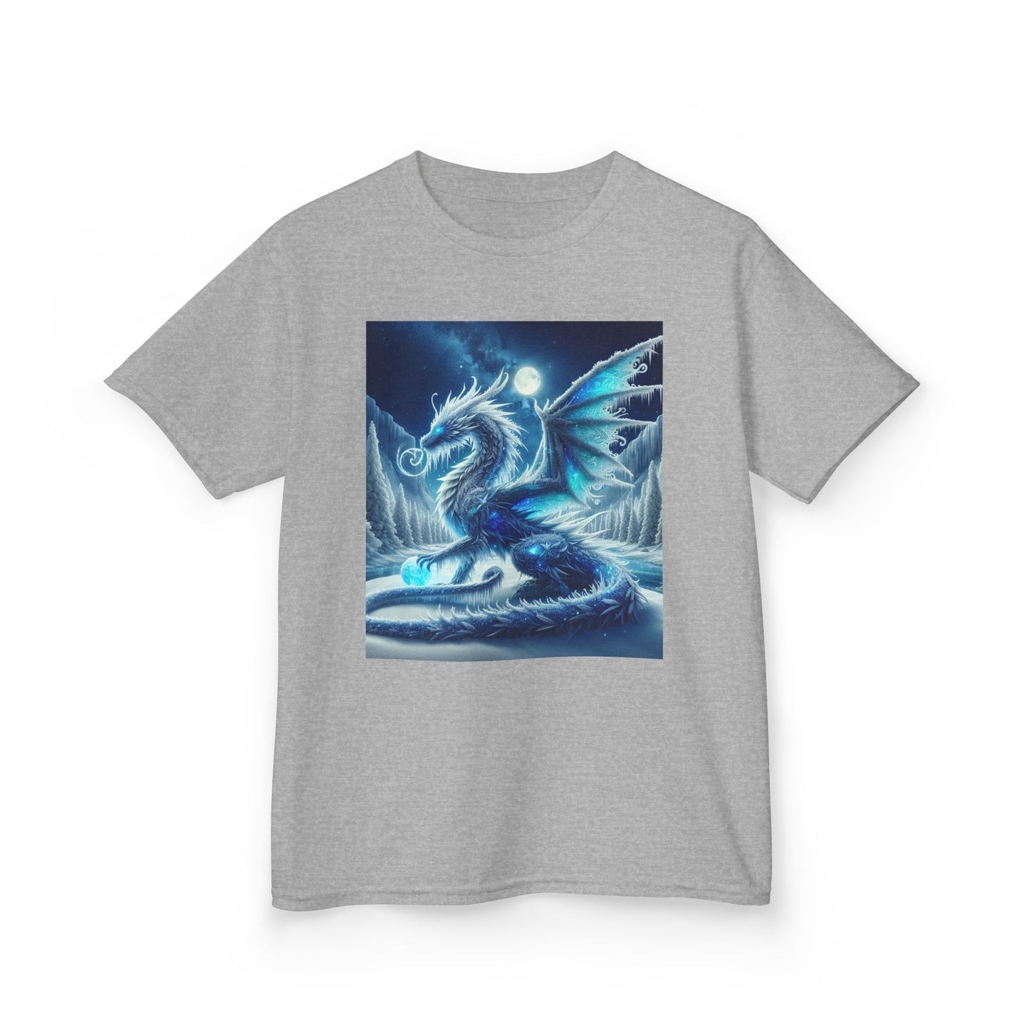 Kids Tee - Shimmer Blue Dragon