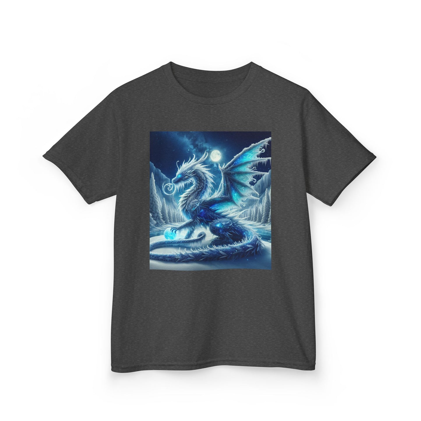 Kids Tee - Shimmer Blue Dragon