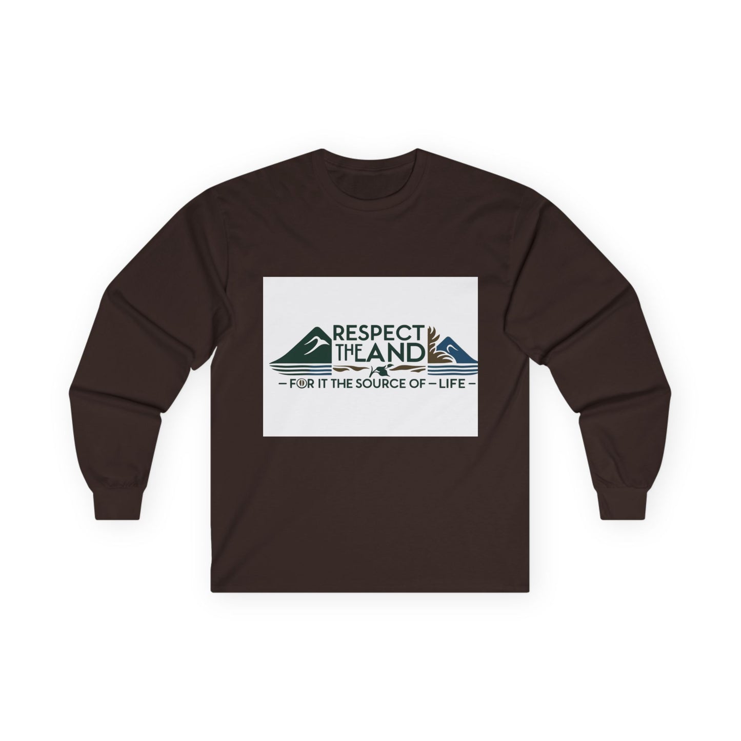 Long Sleeve Tee - Respect the Land Design