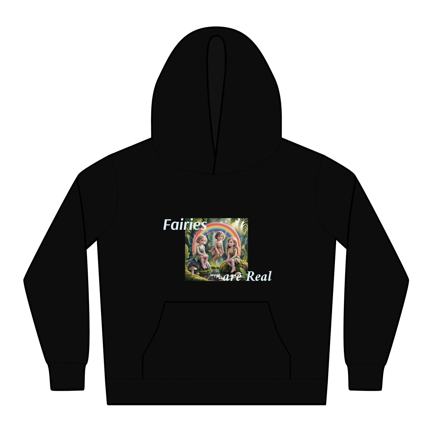Hoodie Kids Relax Fairies are Real Forest Design