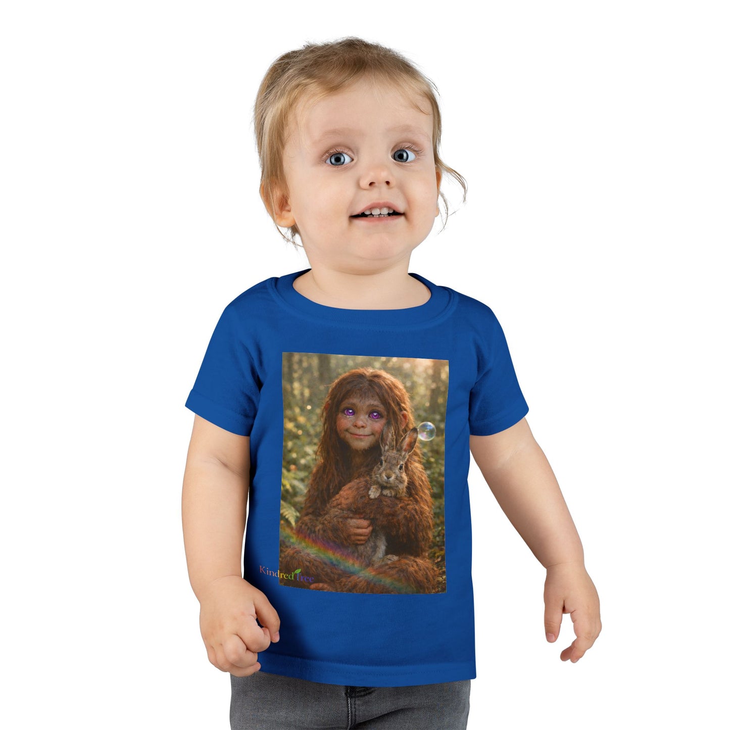 Innocence of the Forest — Sasquatch Child Tee shirt for children