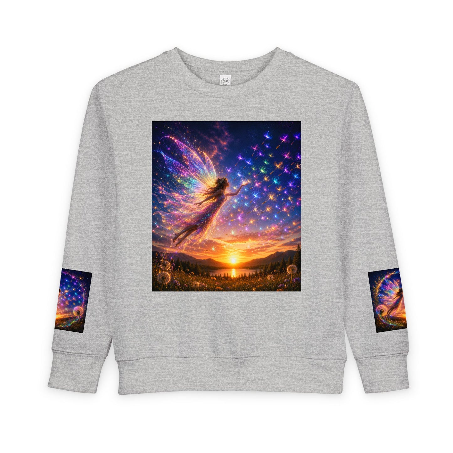 The Seed Keeper Fairy Guardian of Dreams Carried on the Wind- Crewneck for Kids