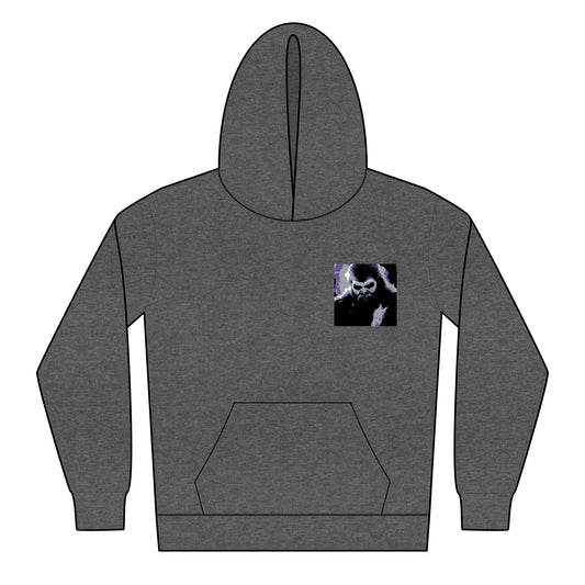 Youth Hoodie — Handsome Sasquatch Guardian with Rainbow Face Paint