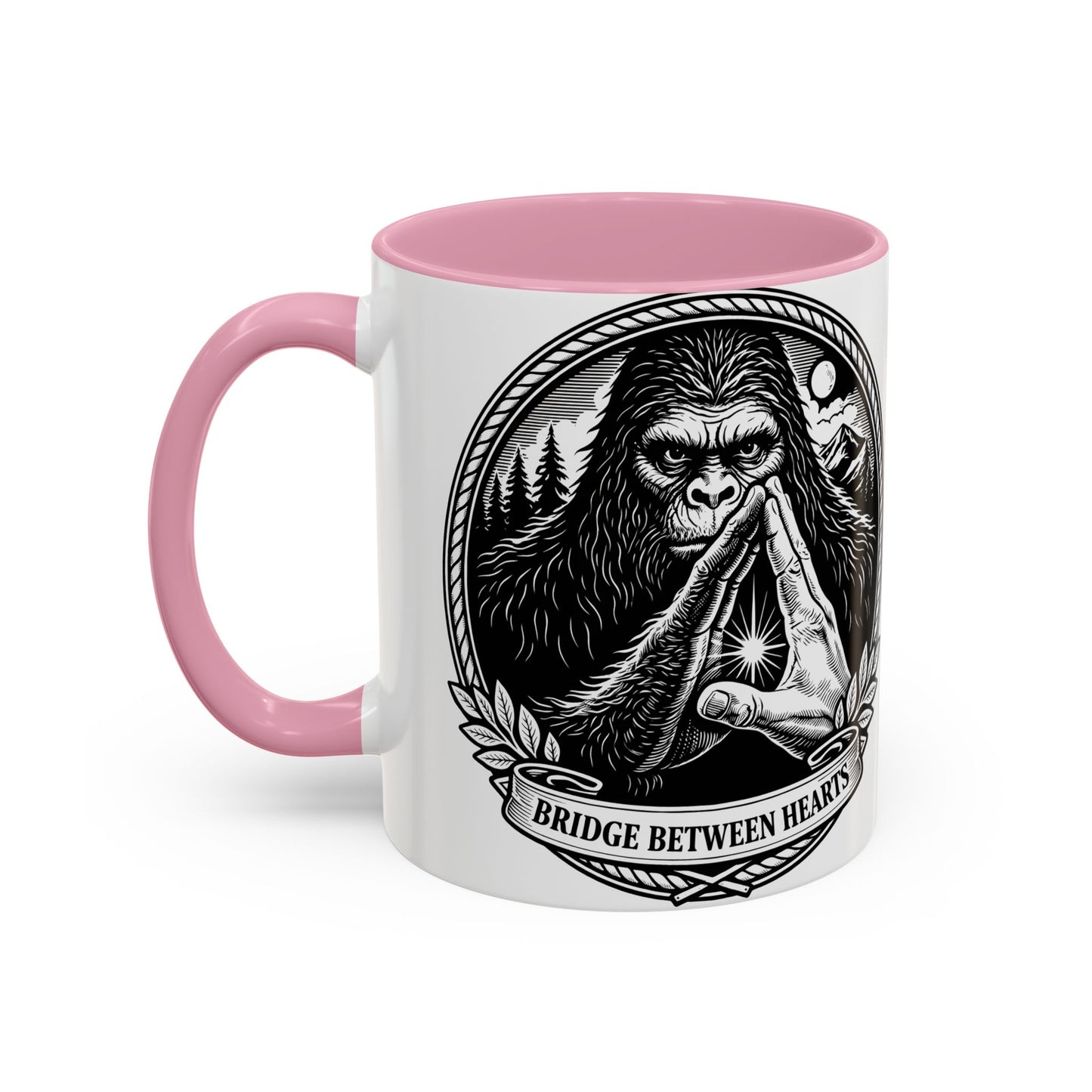 Bridge Between Hearts Mug- Human and Sasquatch Elder Alliance