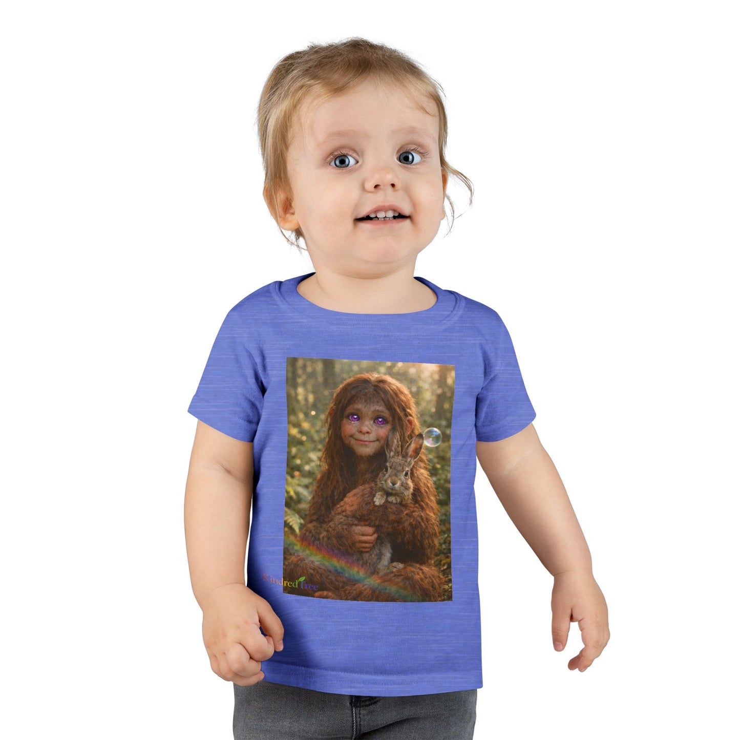 Innocence of the Forest — Sasquatch Child Tee shirt for children