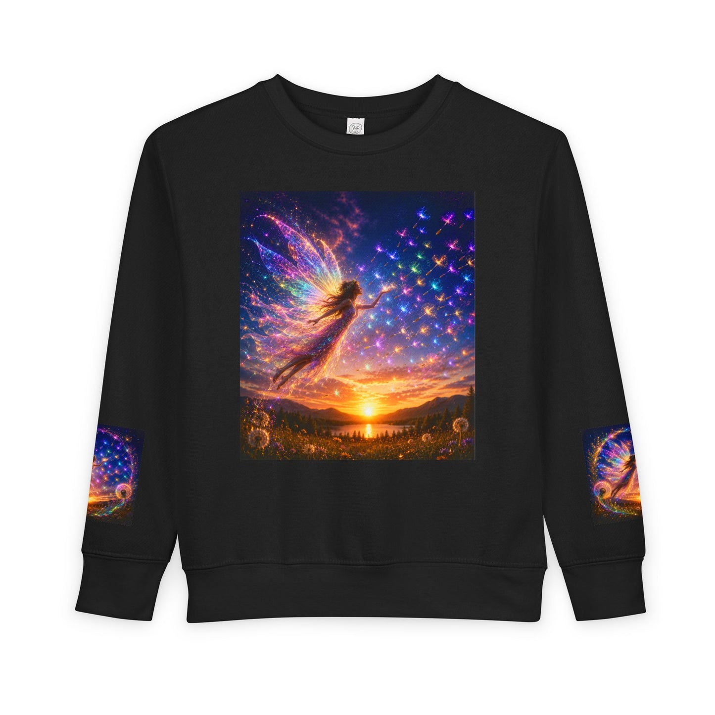 The Seed Keeper Fairy Guardian of Dreams Carried on the Wind- Crewneck for Kids