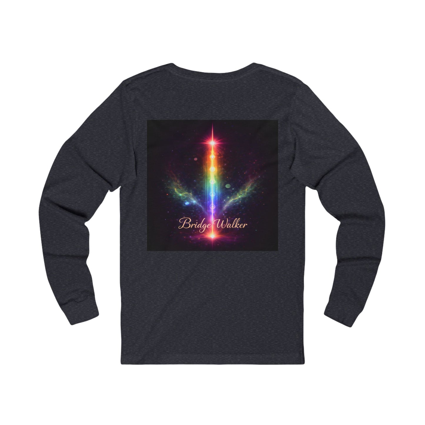 Spiritual Rainbow Soul Long Sleeve Tee — "The Spirit is One"