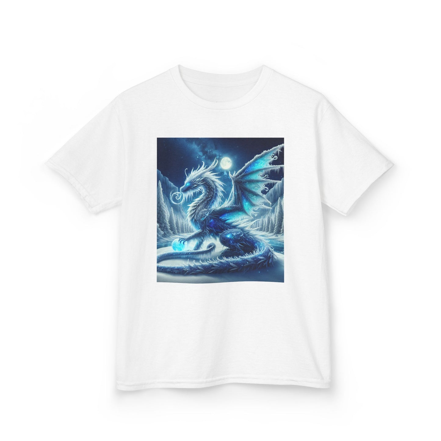 Kids Tee - Shimmer Blue Dragon