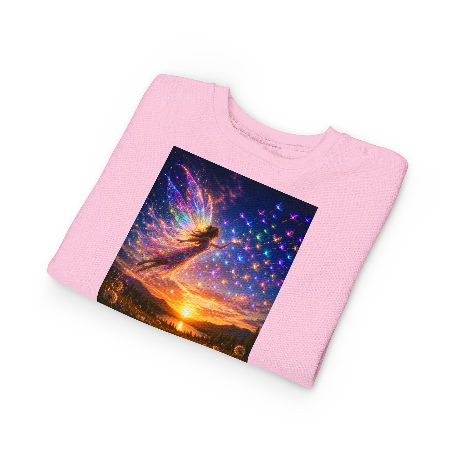 The Seed Keeper Fairy Guardian of Dreams Carried on the Wind- Crewneck for Kids