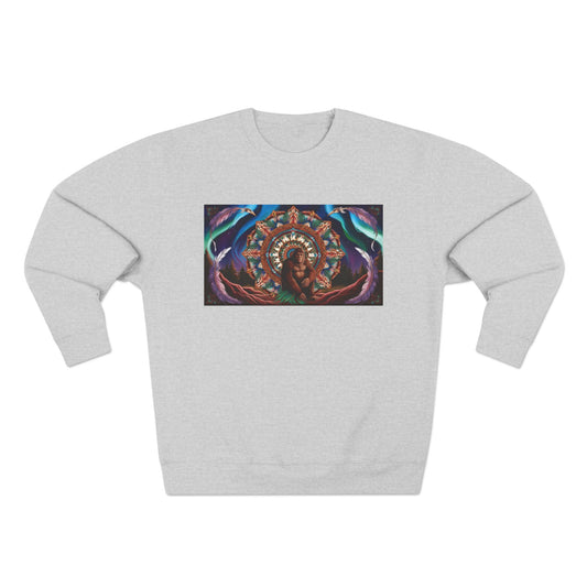 Mandala Sasquatch Crewneck Sweatshirt