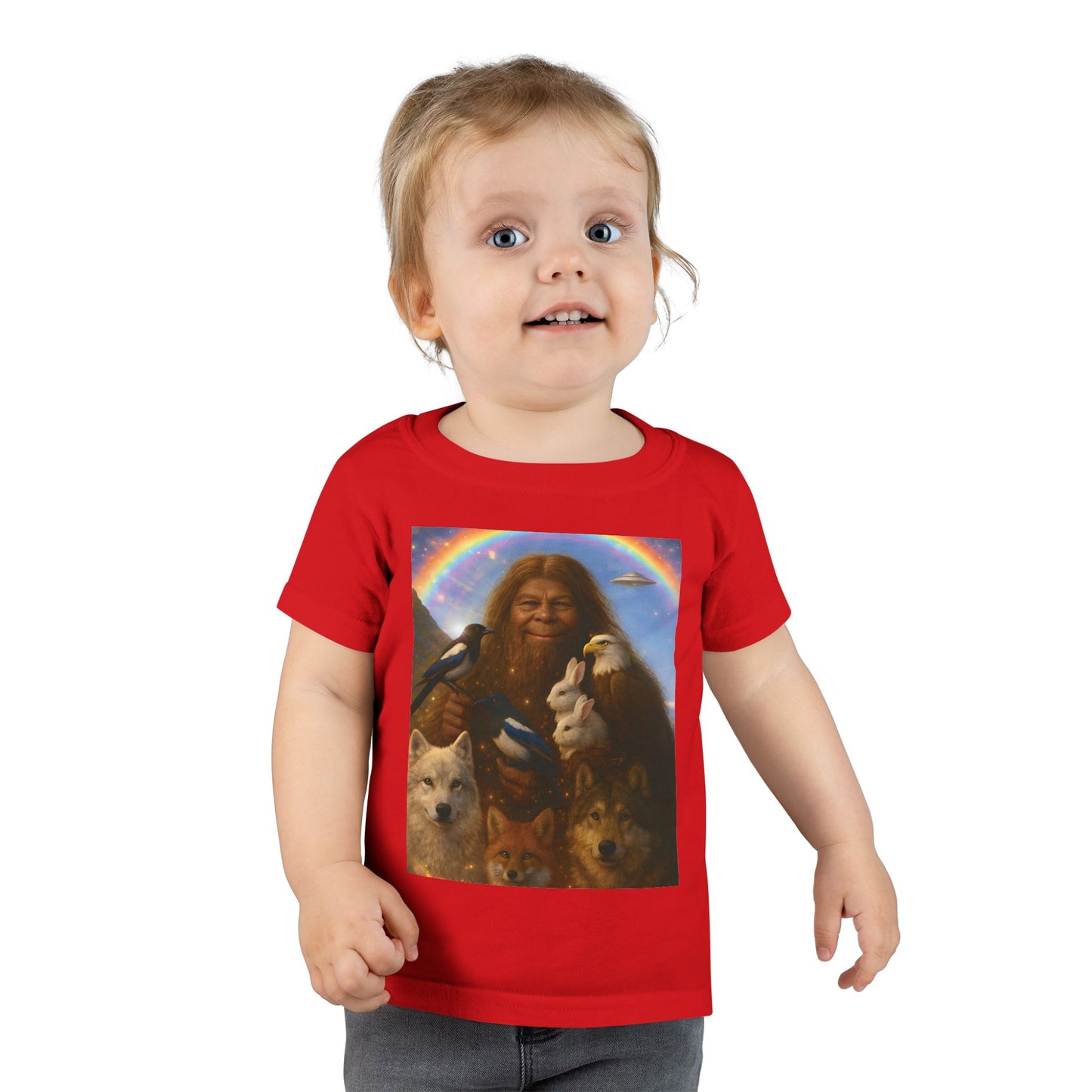 Female Sasquatch Elder Guardian of the Realms Tee