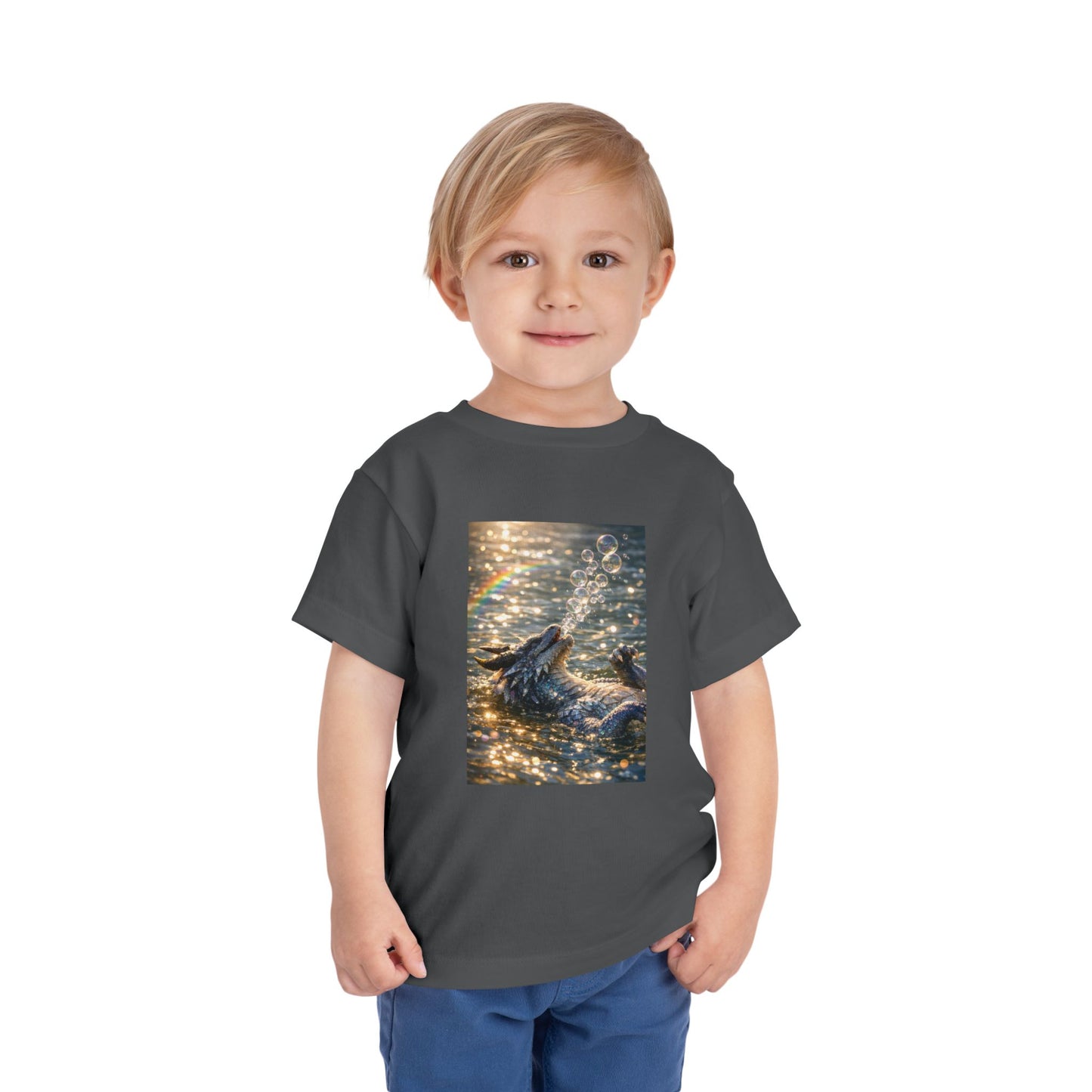 Toddler Tee — Sparkling Sea Dragon Print