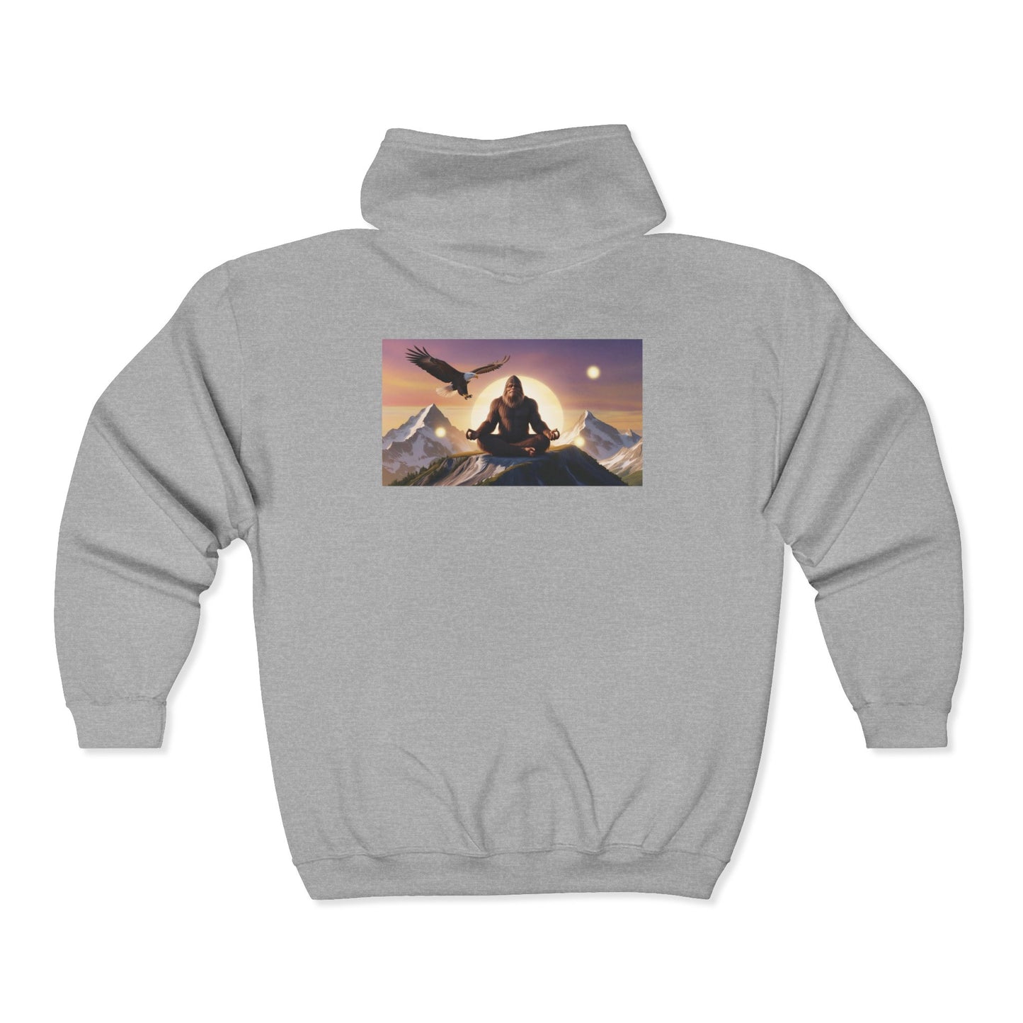 Meditating Sasquatch Hoodie