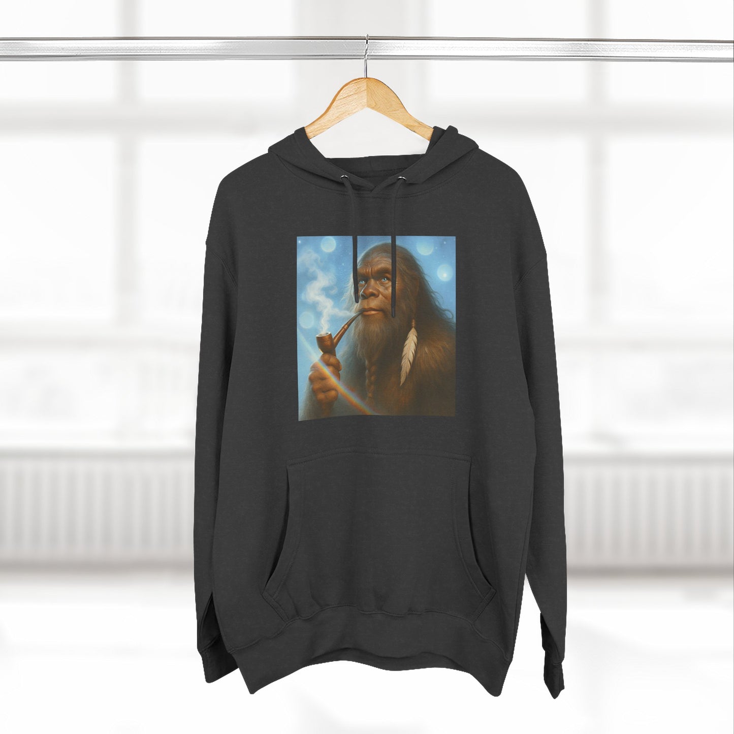 Sasquatch Prince of the Rainbow Forest Hoodie