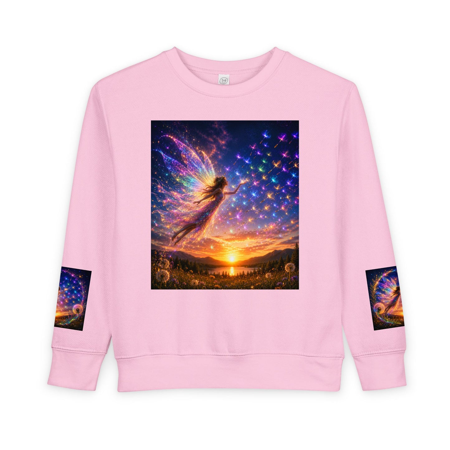 The Seed Keeper Fairy Guardian of Dreams Carried on the Wind- Crewneck for Kids