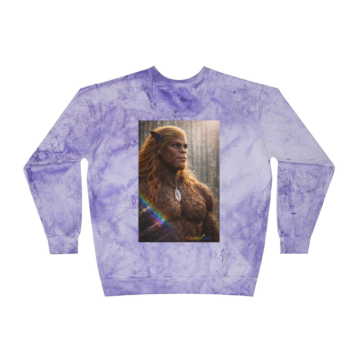 Eyes of the Living Rainbow — Sasquatch Prince Crewneck Sweatshirt