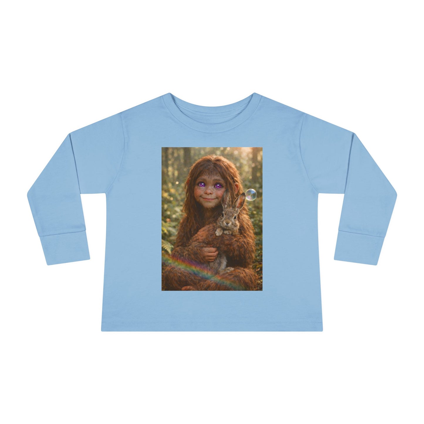 Innocence of the Forest- Sasquatch child- Toddler long sleeve Tee