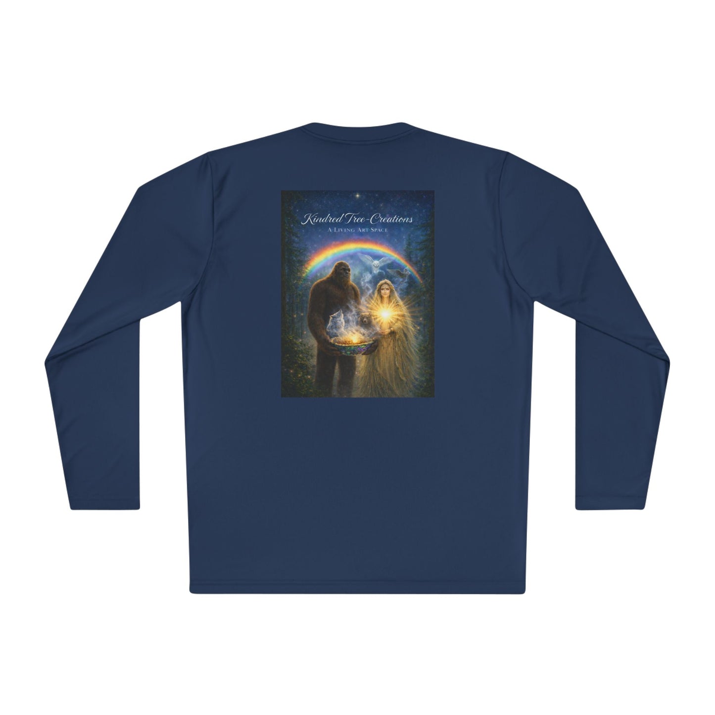 Guardian of the Rainbow Veil- Unisex Lightweight Long Sleeve Tee