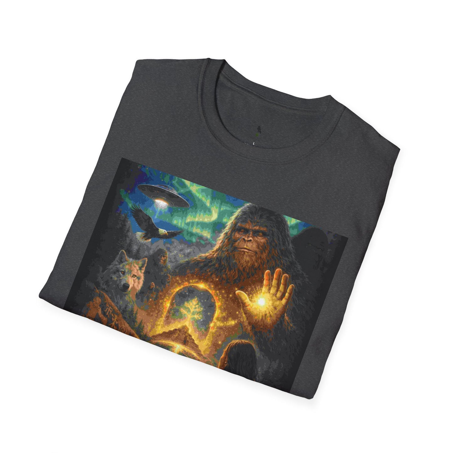 'Our First Ancestors Still Walk Among Us' Sasquatch Message to Humanity Graphic Tee