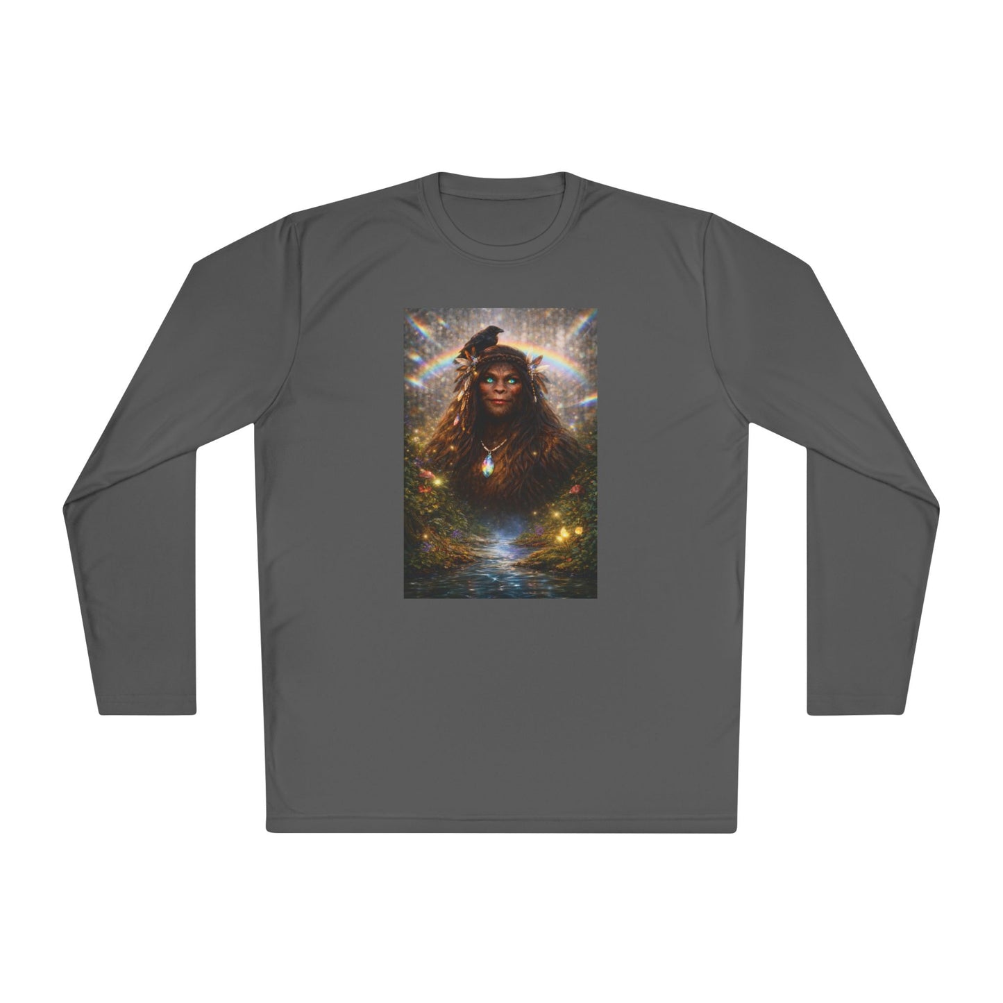 Guardian of the Rainbow Veil- Unisex Lightweight Long Sleeve Tee
