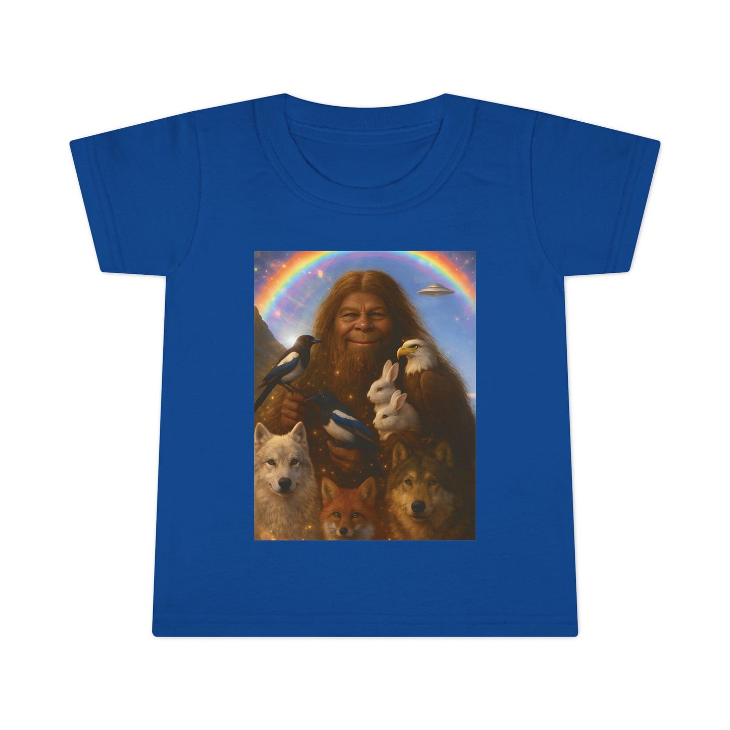 Female Sasquatch Elder Guardian of the Realms Tee