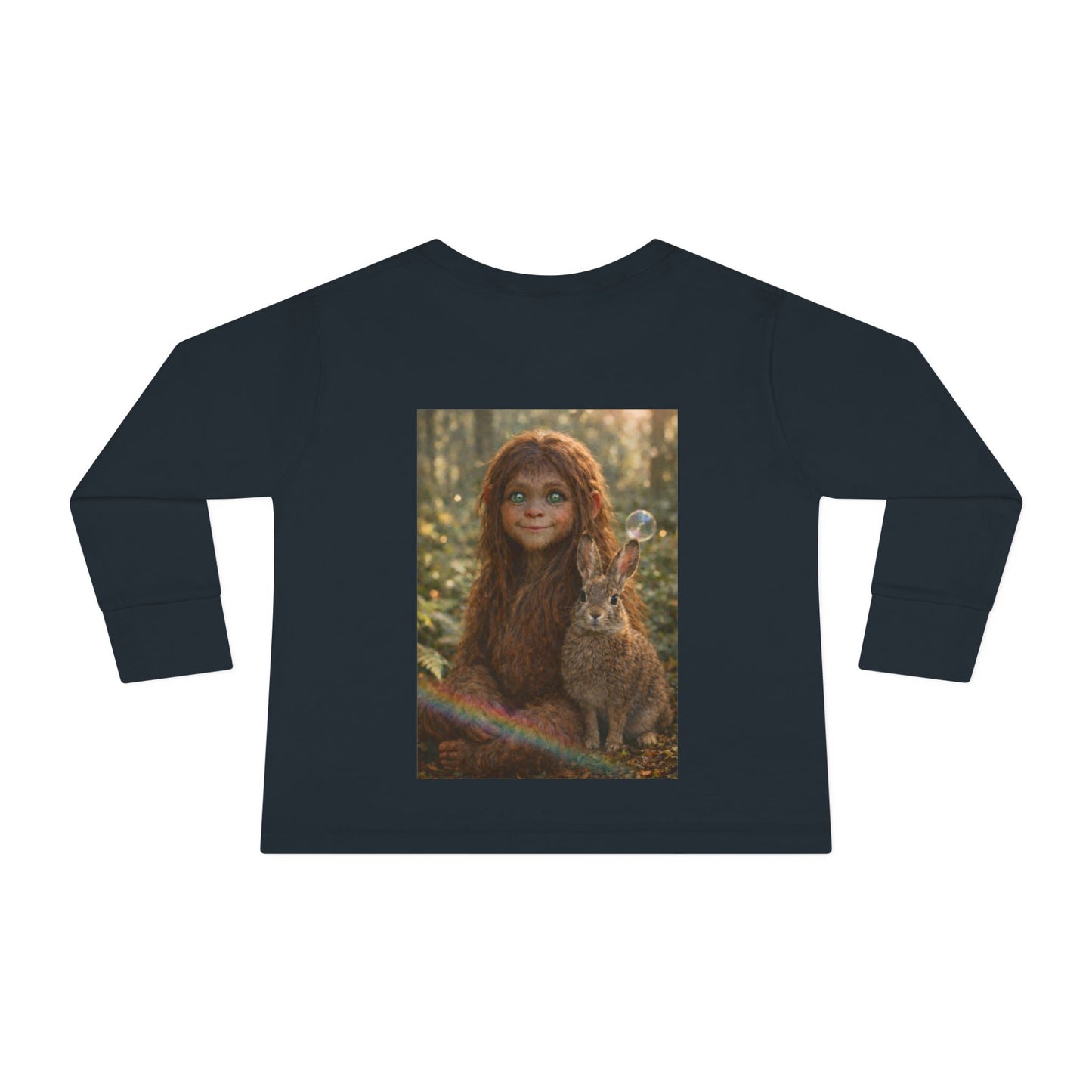 Innocence of the Forest- Sasquatch child- Toddler long sleeve Tee