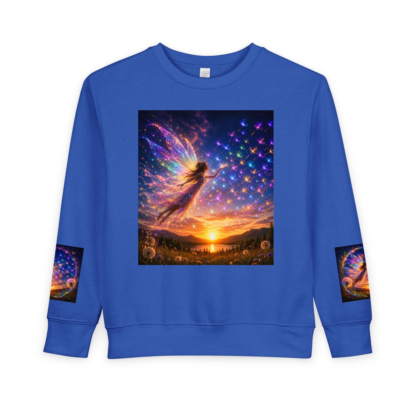 The Seed Keeper Fairy Guardian of Dreams Carried on the Wind- Crewneck for Kids