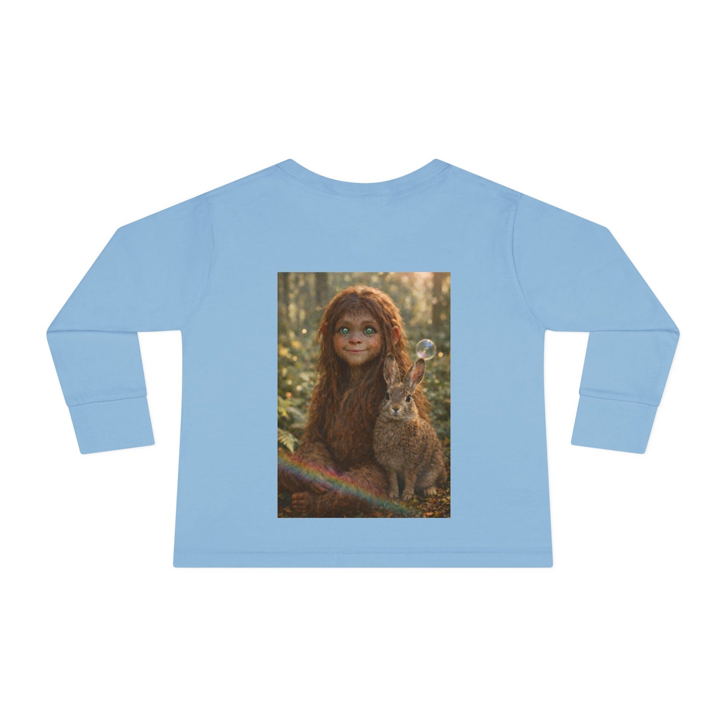 Innocence of the Forest- Sasquatch child- Toddler long sleeve Tee