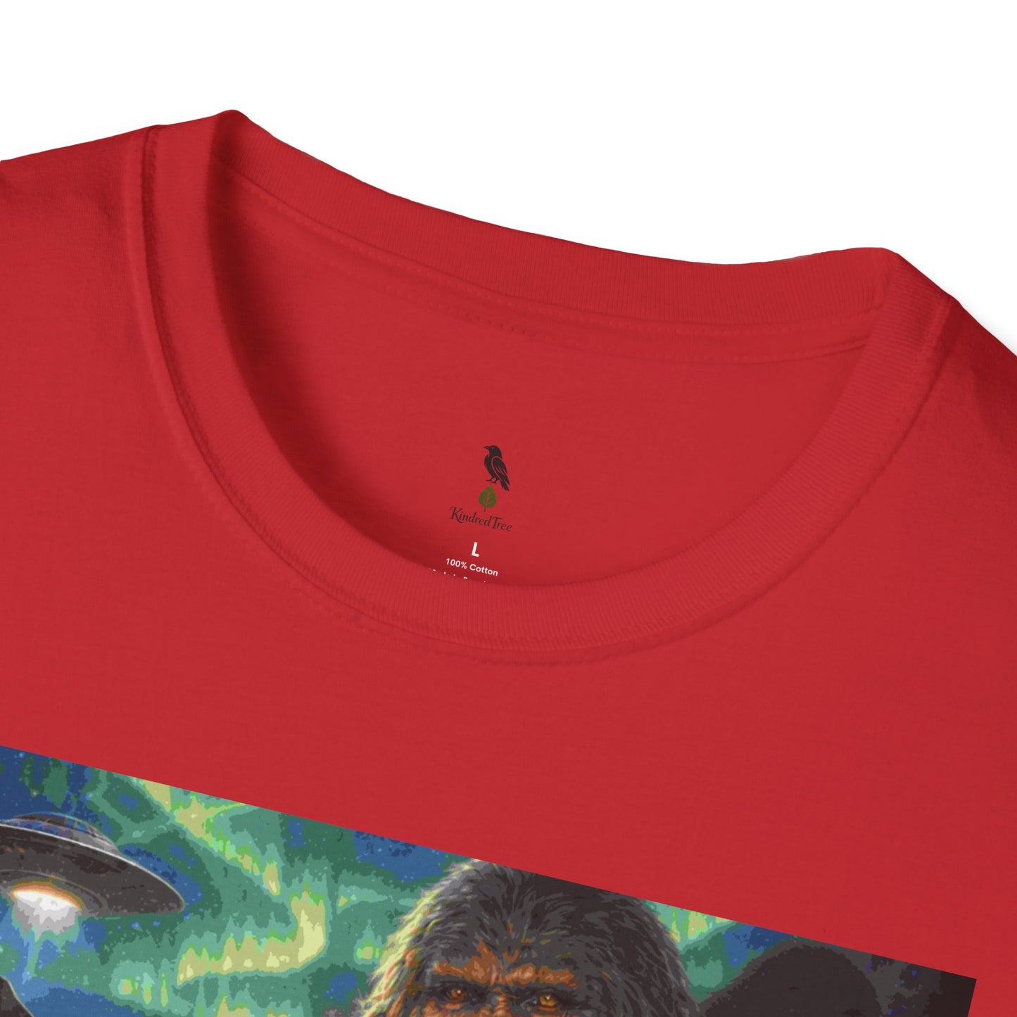 'Our First Ancestors Still Walk Among Us' Sasquatch Message to Humanity Graphic Tee