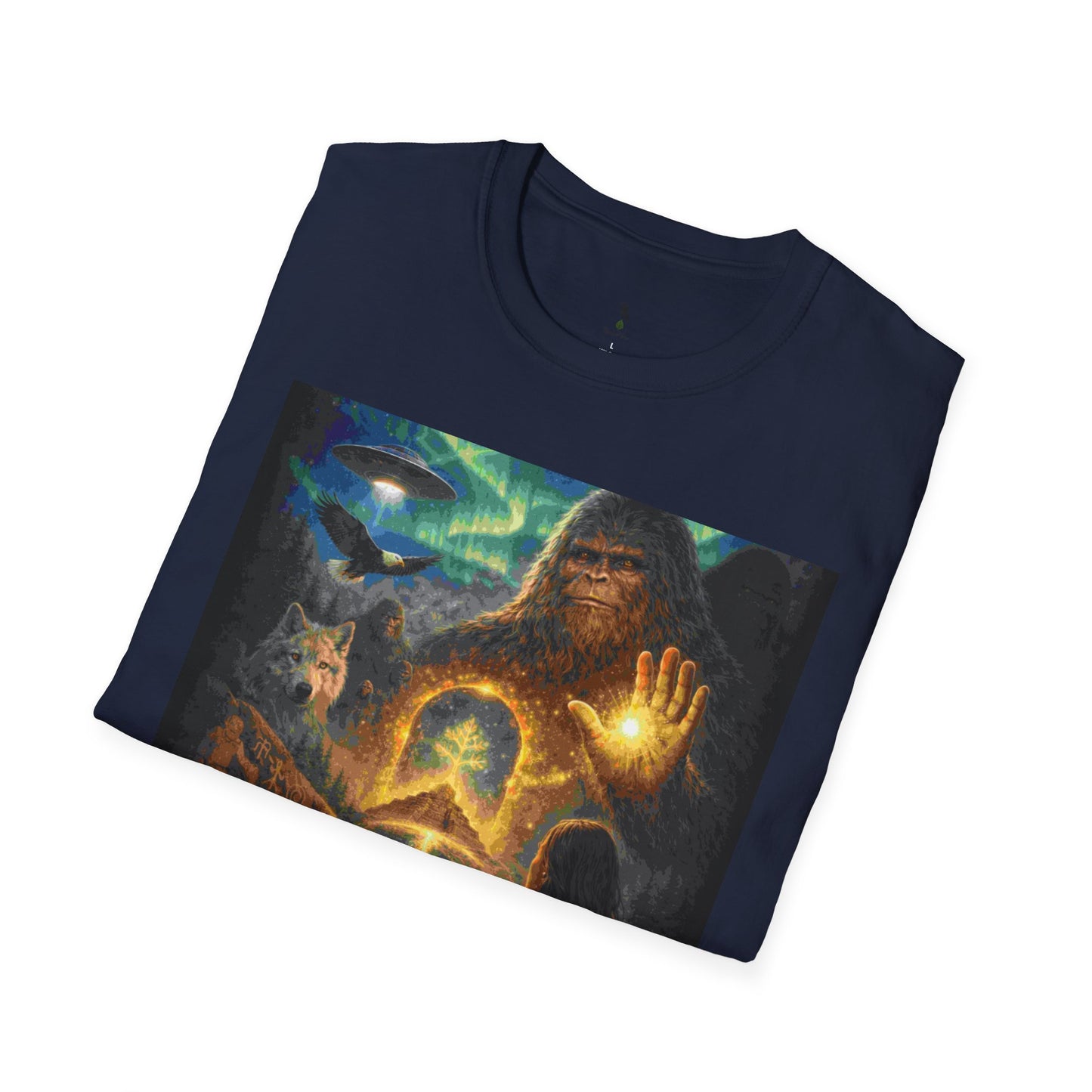 'Our First Ancestors Still Walk Among Us' Sasquatch Message to Humanity Graphic Tee
