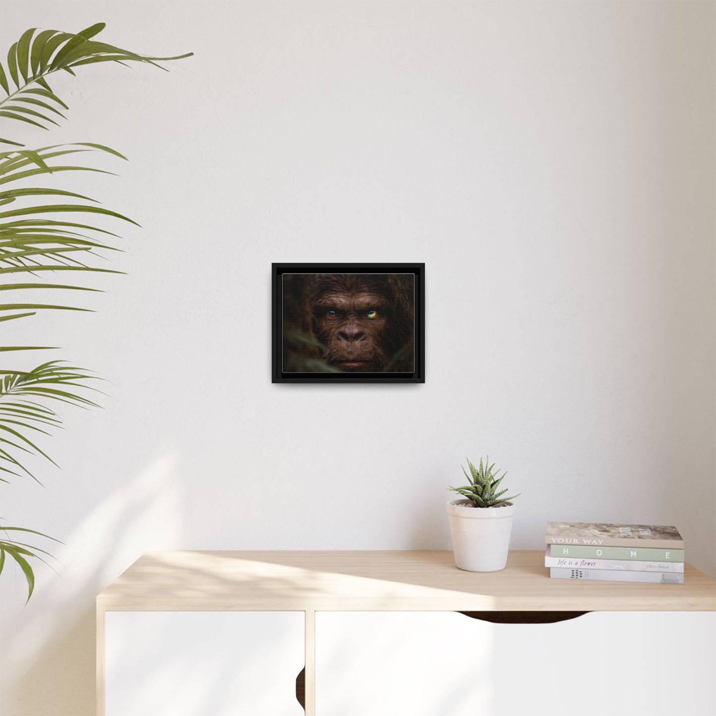 Their Eyes of the Living Rainbow- The Sasquatch People  Portrait Wall Art