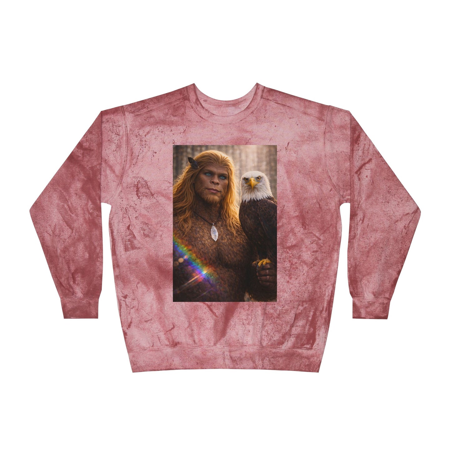 Eyes of the Living Rainbow — Sasquatch Prince Crewneck Sweatshirt