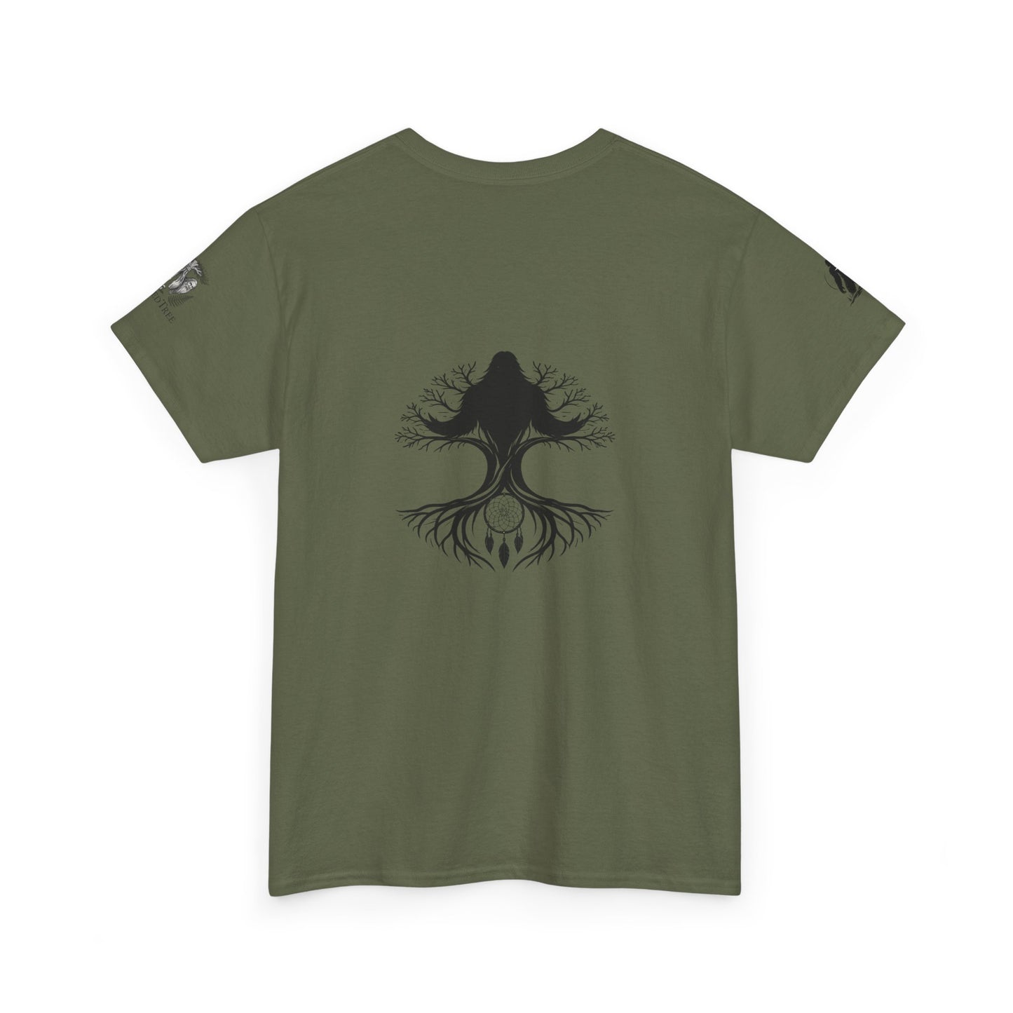 Sacred Bond with Forest Elders Guardians Sasquatch and Human Alliance  Tee — "Balance Between Non Mythic Guardians " Graphic T‑Shirt