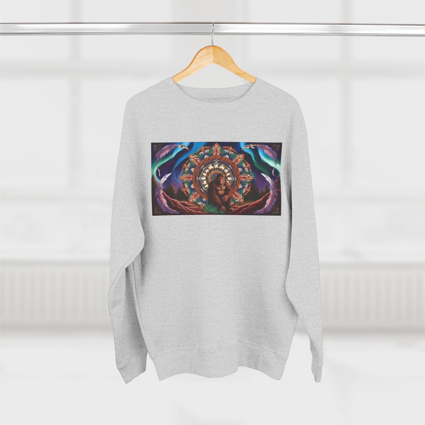 Mandala Sasquatch Crewneck Sweatshirt
