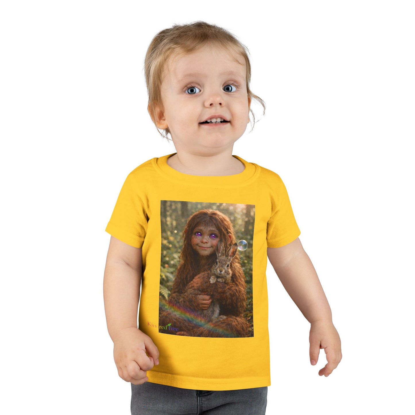 Innocence of the Forest — Sasquatch Child Tee shirt for children