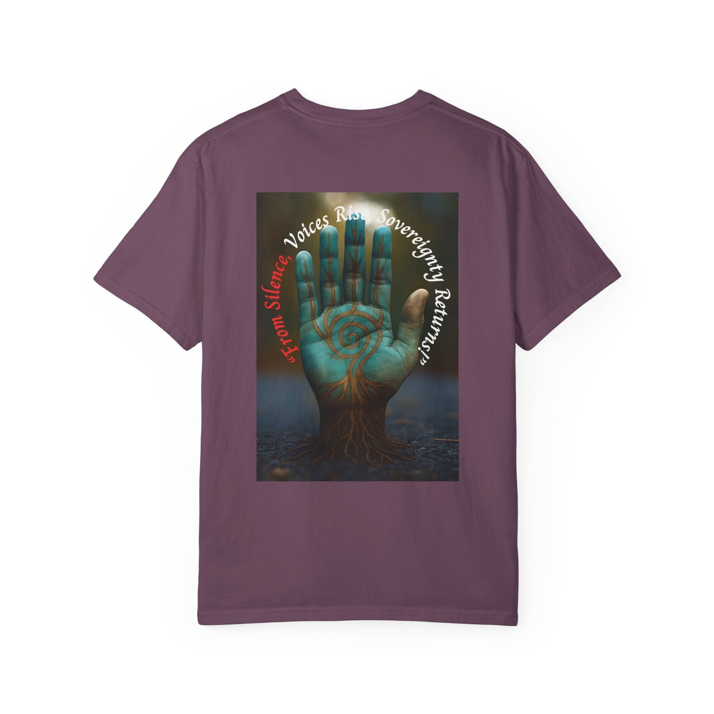 Sasquatch Guardian Tee — "Voices Rise, Sovereignty Returns" MMIW Tribute