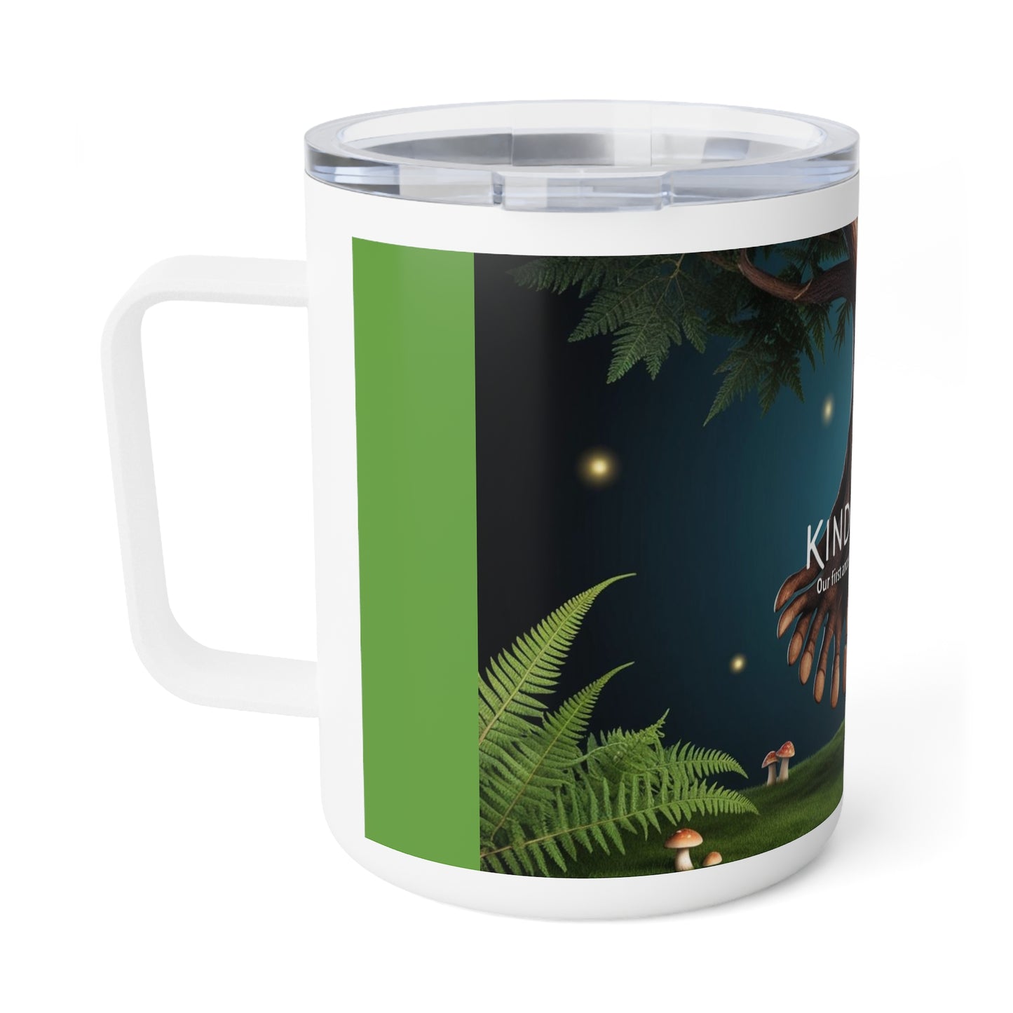 Insulated Coffee Mug - KindredTree Bigfoot Design with Nature Theme