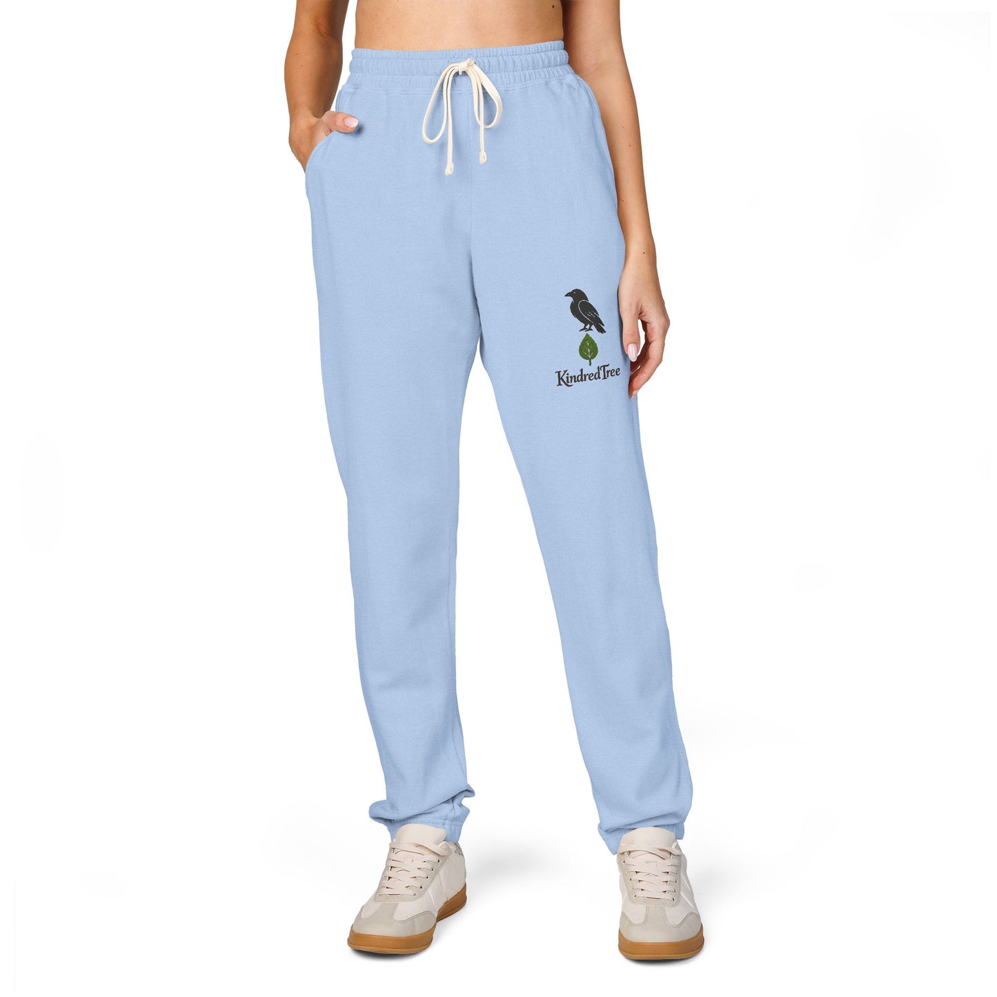 KindredTree Raven Leaf- Unisex Fleece Sweatpants