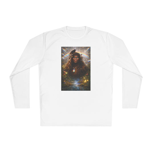 Guardian of the Rainbow Veil- Unisex Lightweight Long Sleeve Tee