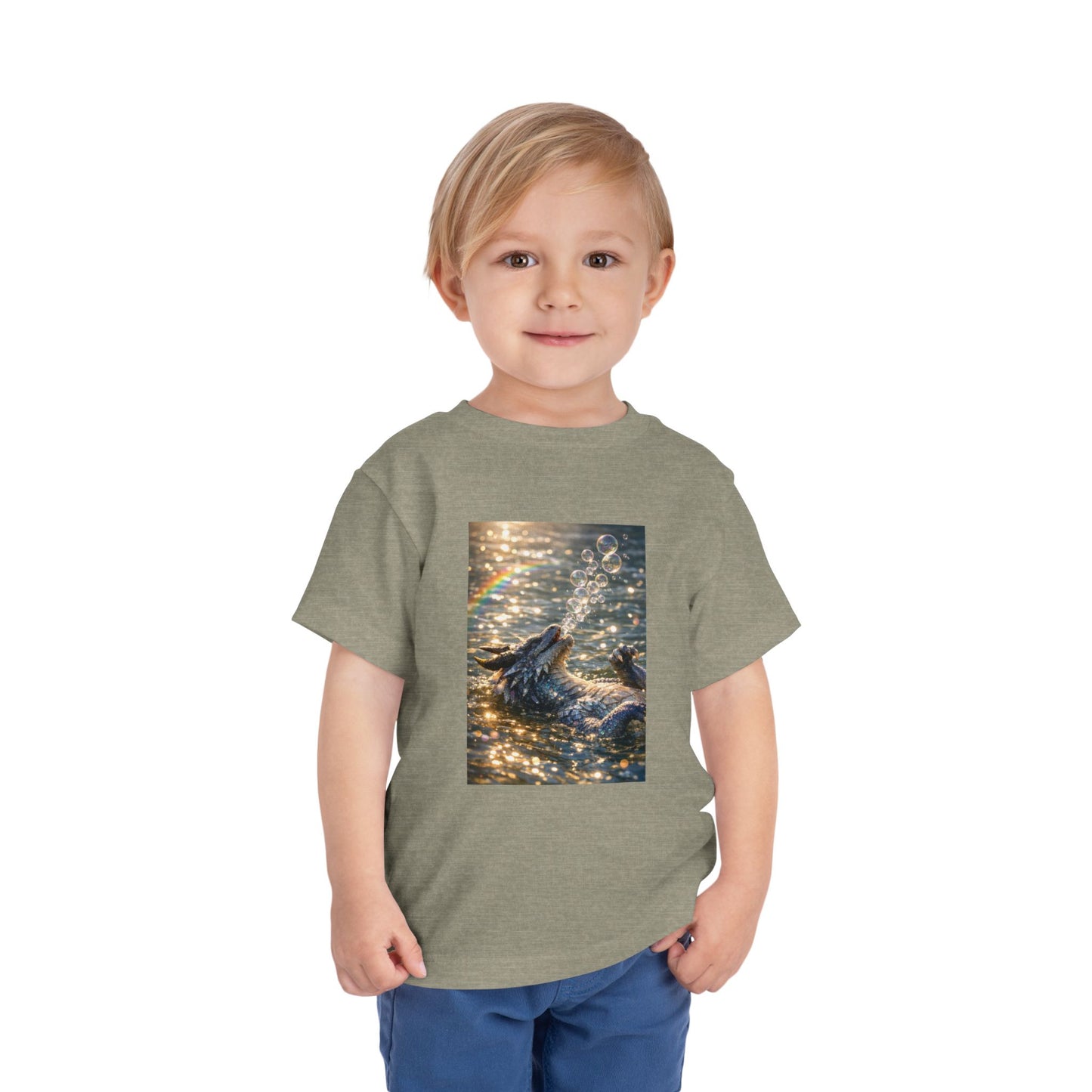 Toddler Tee — Sparkling Sea Dragon Print