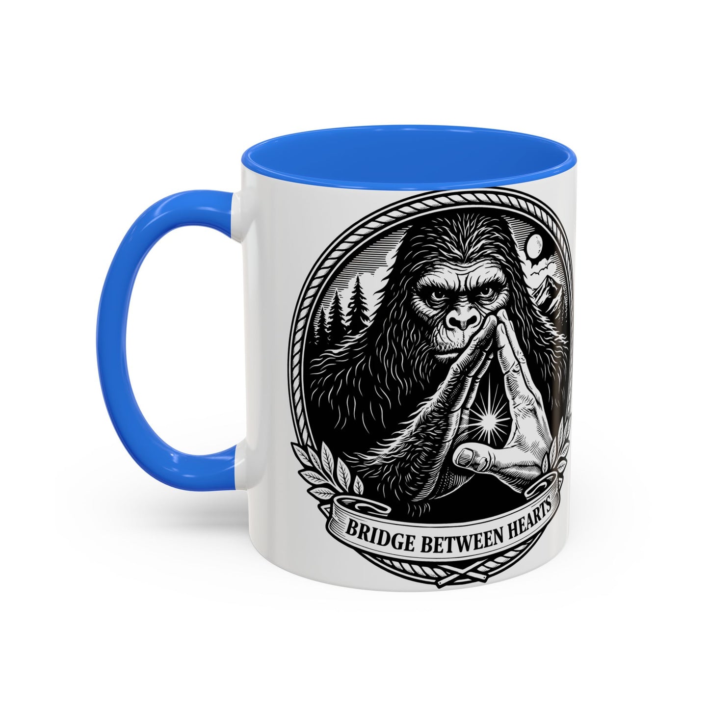 Bridge Between Hearts Mug- Human and Sasquatch Elder Alliance