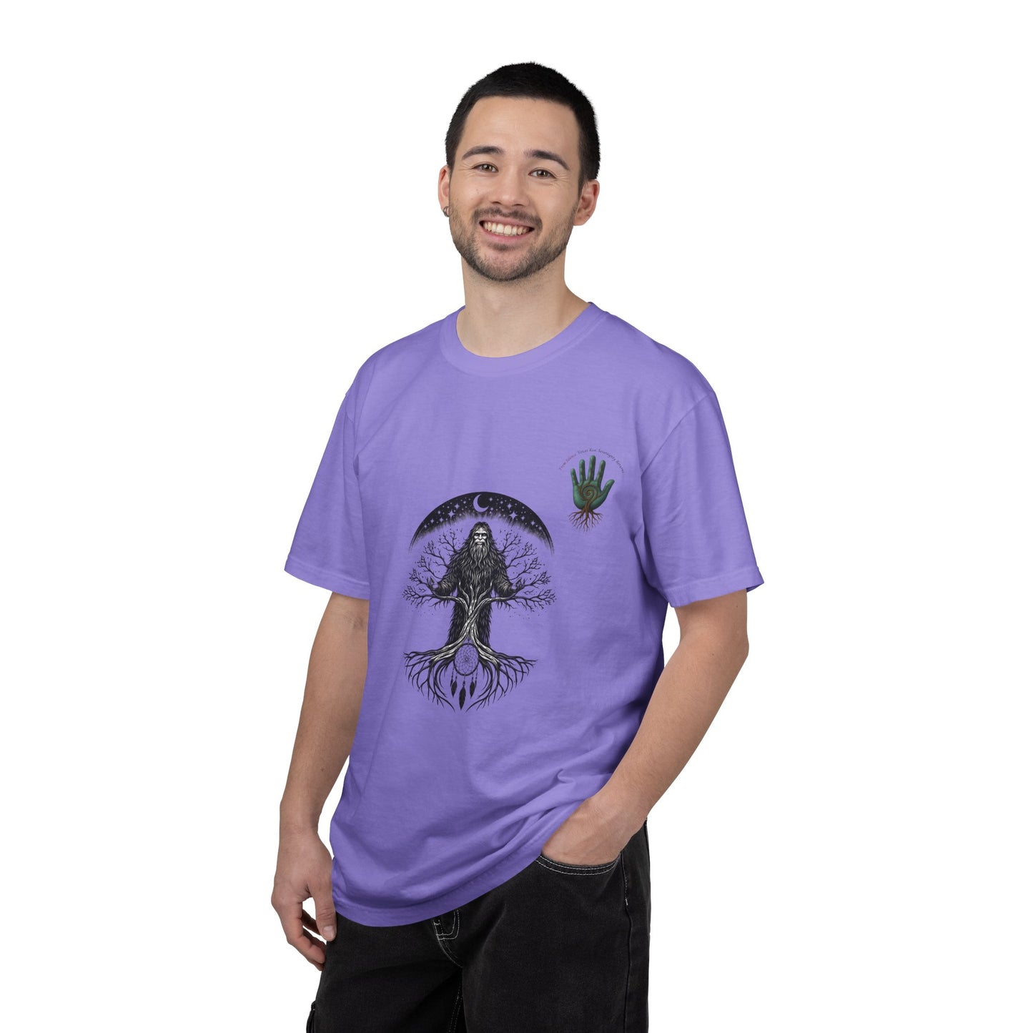 Sasquatch Guardian Tee — "Voices Rise, Sovereignty Returns" MMIW Tribute