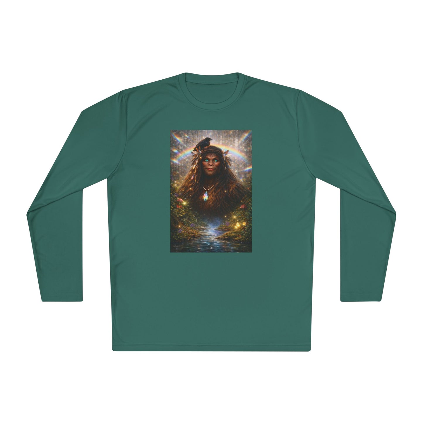 Guardian of the Rainbow Veil- Unisex Lightweight Long Sleeve Tee