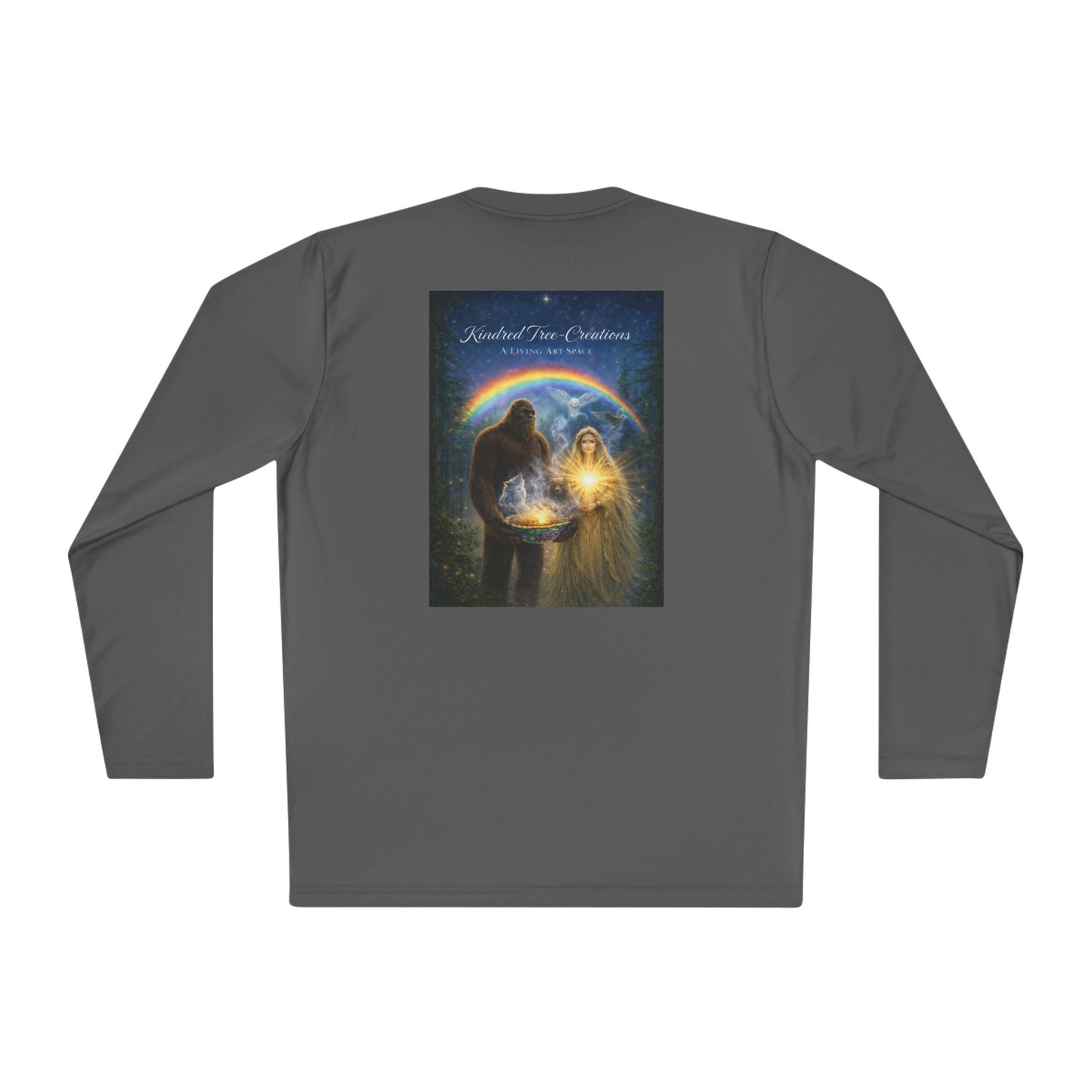 Guardian of the Rainbow Veil- Unisex Lightweight Long Sleeve Tee