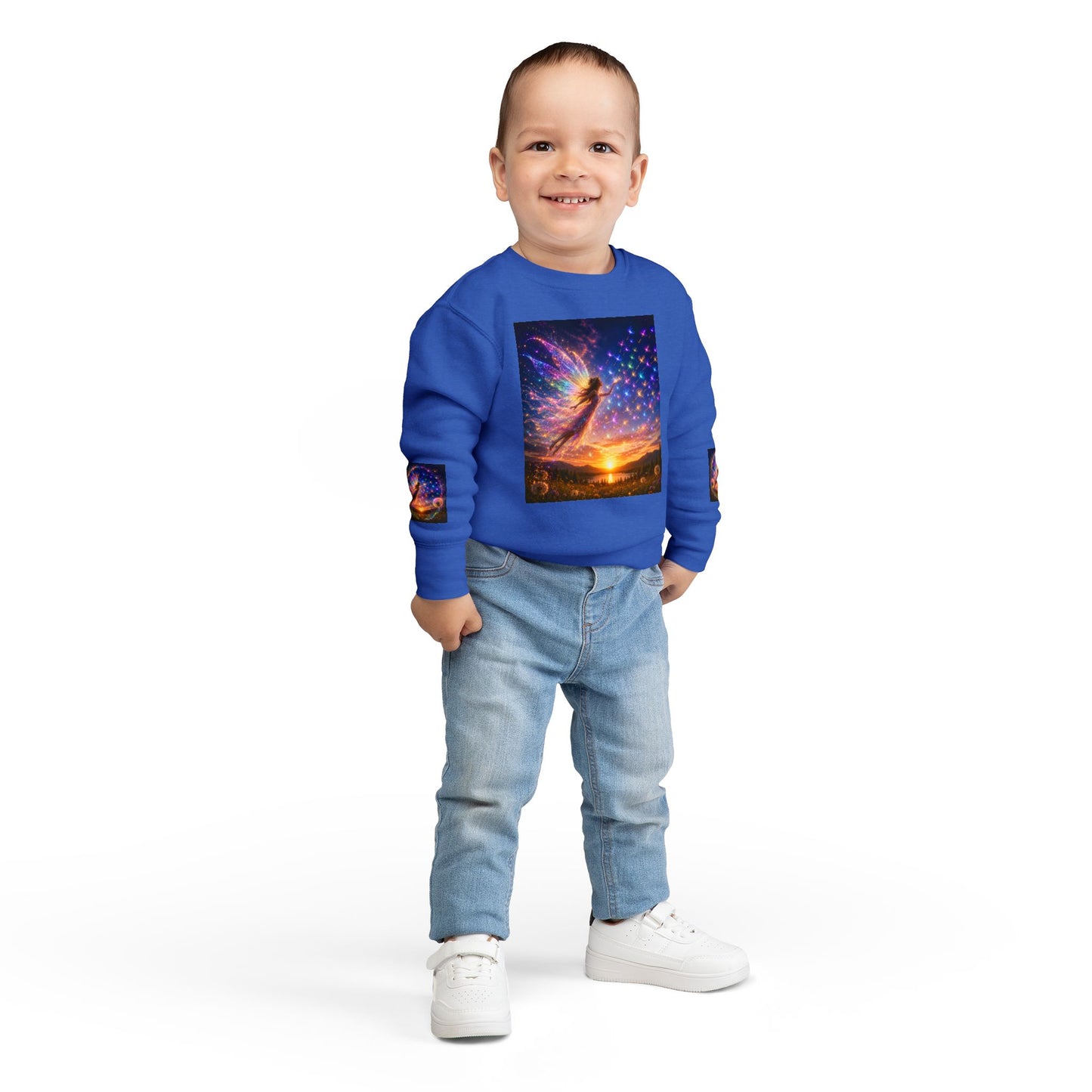 The Seed Keeper Fairy Guardian of Dreams Carried on the Wind- Crewneck for Kids
