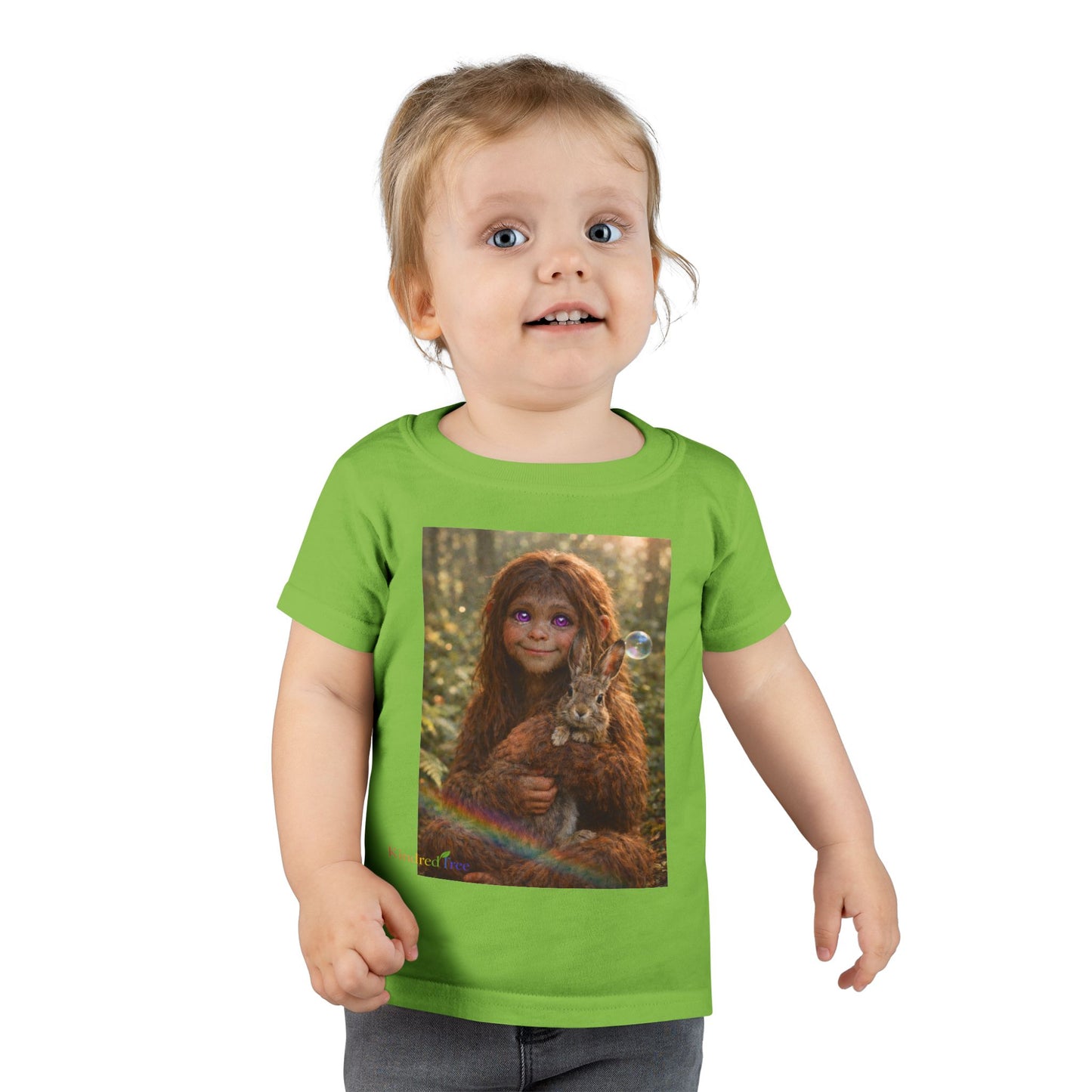 Innocence of the Forest — Sasquatch Child Tee shirt for children