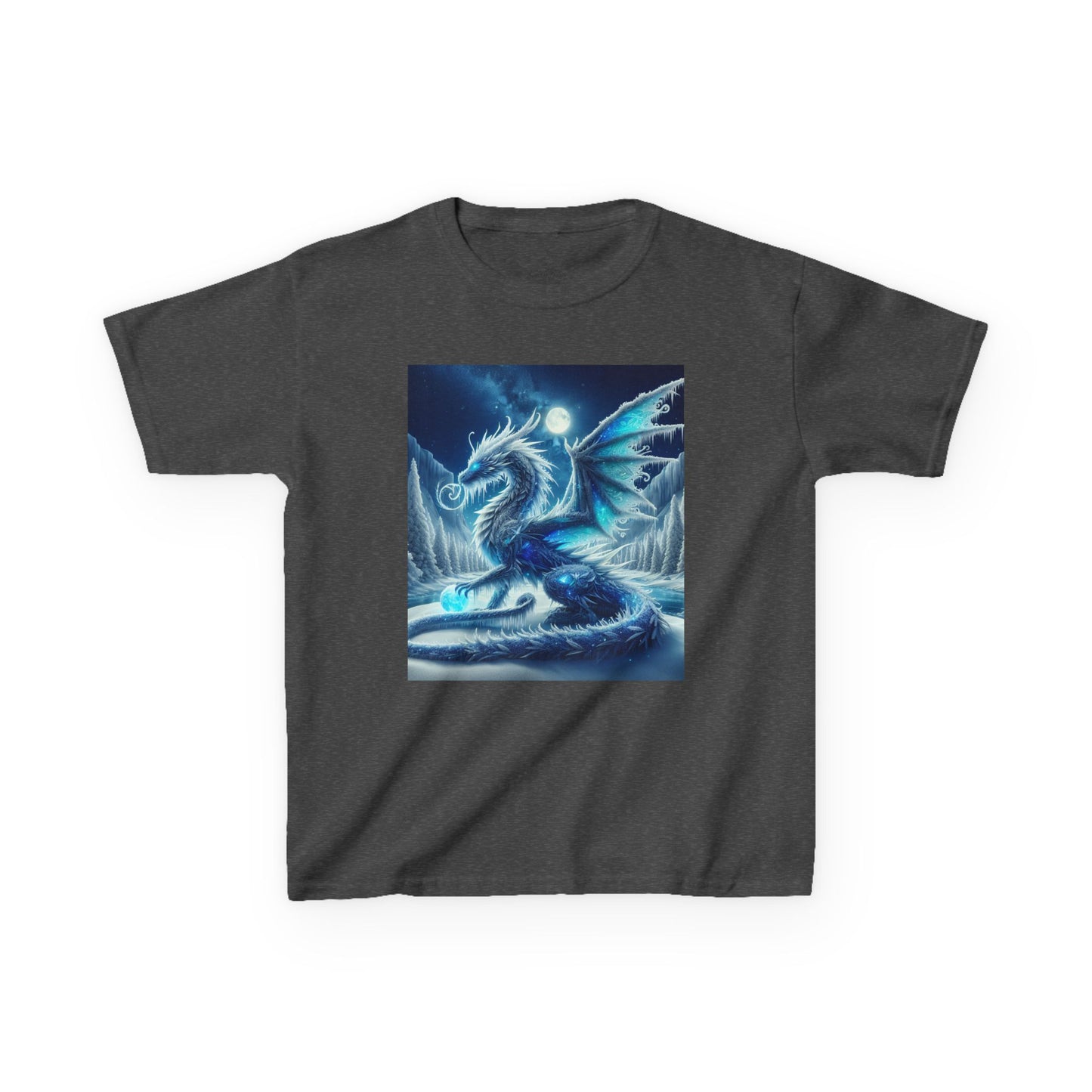 Kids Tee - Shimmer Blue Dragon