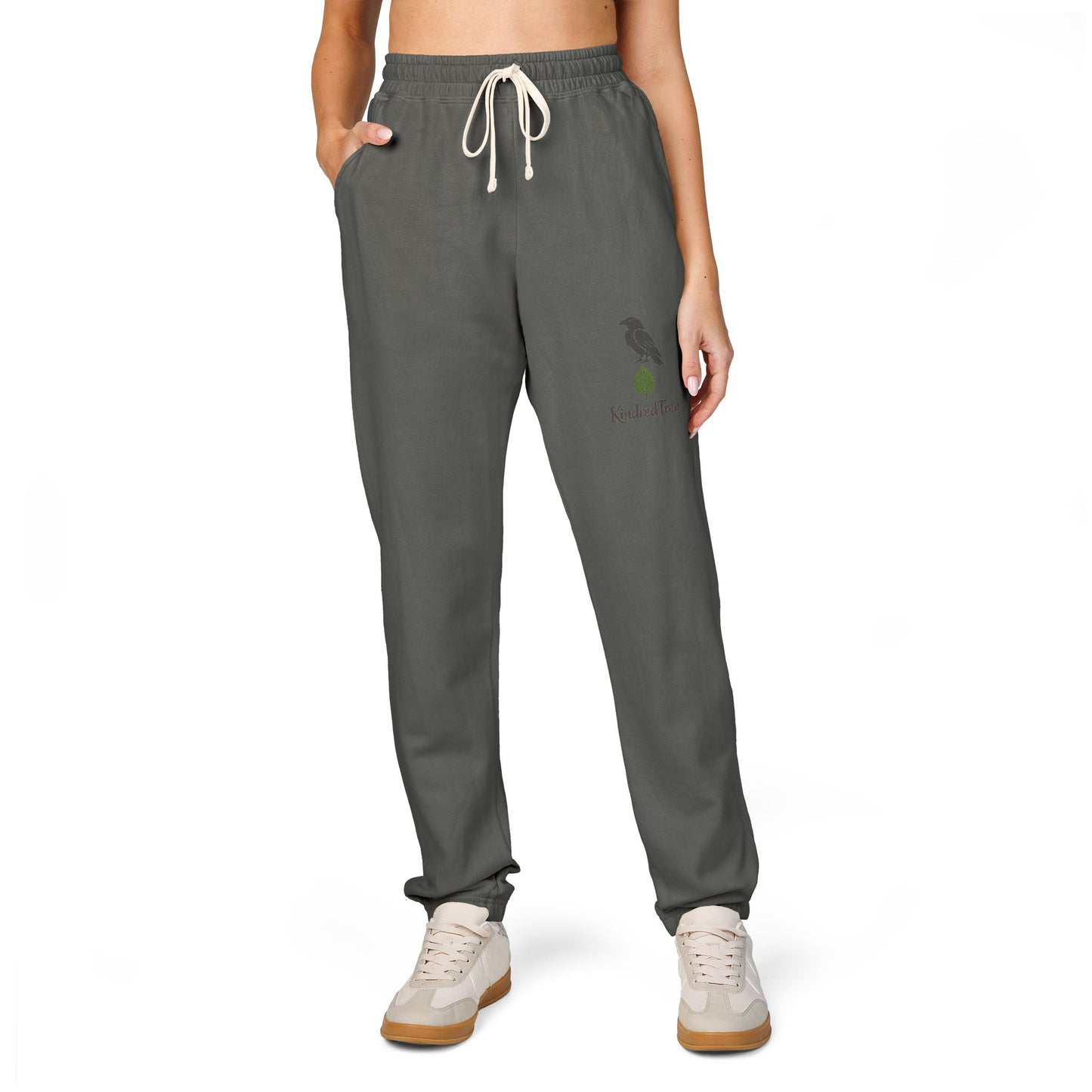 KindredTree Raven Leaf- Unisex Fleece Sweatpants