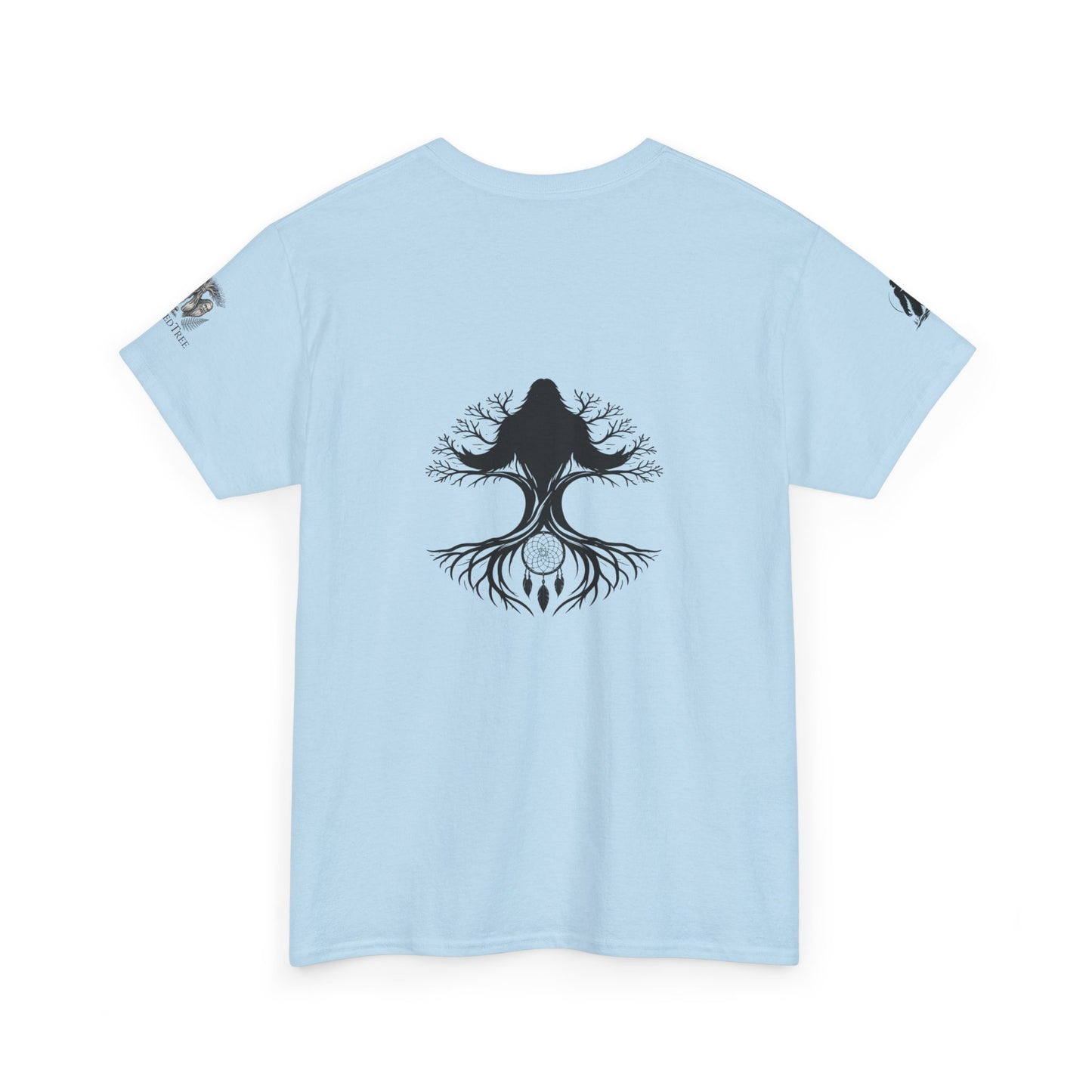 Sacred Bond with Forest Elders Guardians Sasquatch and Human Alliance  Tee — "Balance Between Non Mythic Guardians " Graphic T‑Shirt