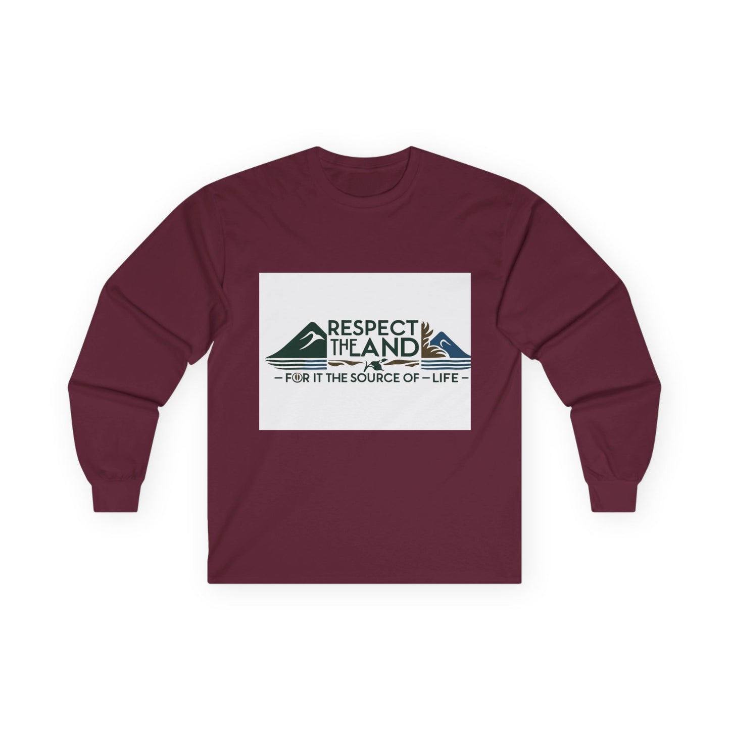 Long Sleeve Tee - Respect the Land Design
